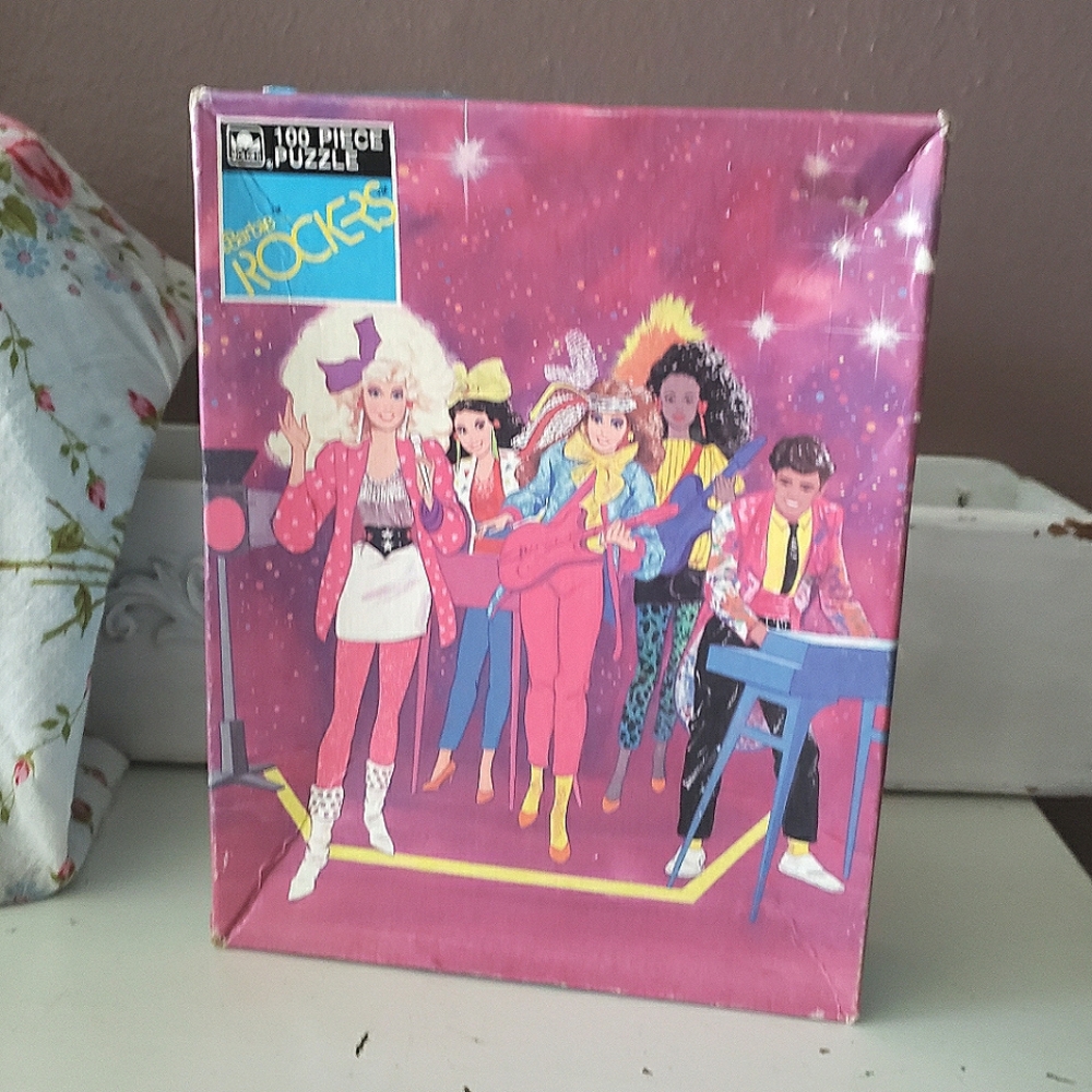 Vtg Barbie Puzzle